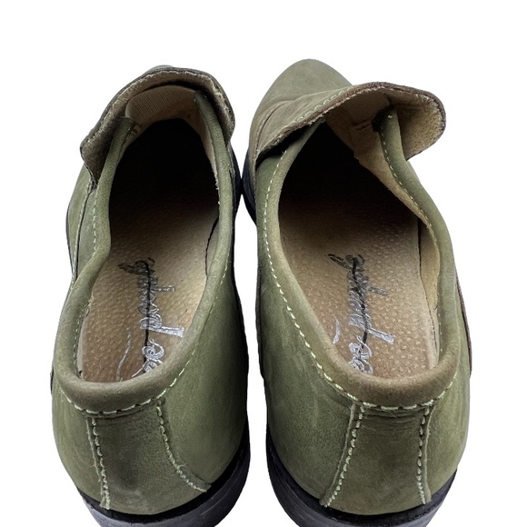 Free People Brady Green Suede Loafers Sz:37/ 7 - Picture 7 of 12